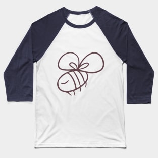 Cute little bee outline Baseball T-Shirt